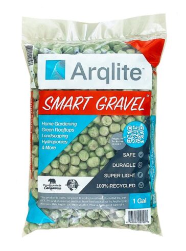 Smart Gravel - Eco Plant Drainage for Healthy Roots - For Pots, Houseplants and Decoration- Lightweight & Clean (1 Gal.)