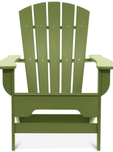 Boca Raton Lime Green Recycled Plastic Adirondack Chair