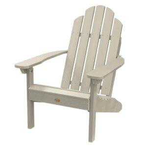 Highwood Classic Wesport Whitewash Recycled Plastic Adirondack Chair