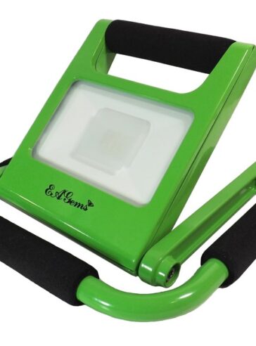 EAG010g 10W Folds to 1 in. Adjustable, Portable LED Work Light - Green