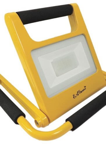 EAG020y 20W Folds to 1 in. Adjustable, Portable LED Work Light - Yellow