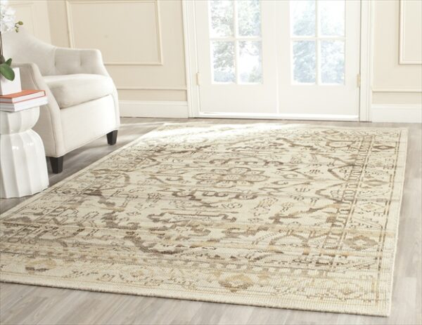 KNY817A-9 9 x 12 ft. Large Rectangle Transitional Kenya Natural Hand Tufted Rug