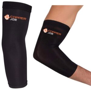 Copper Joe Elbow Compression Sleeve 2-Pack, Size Large