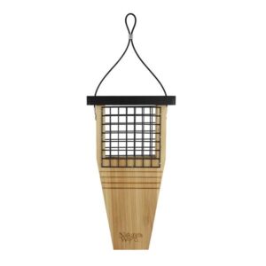 CWF1 Cedar Suet Tail Bird Feeder