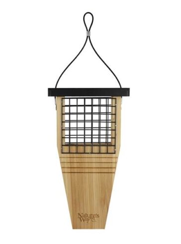 CWF1 Cedar Suet Tail Bird Feeder