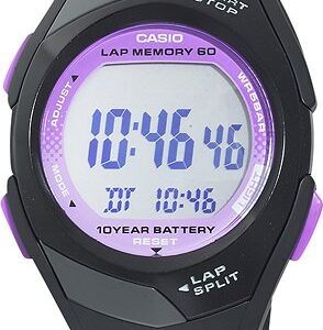 Casio - Women's Runner Eco-Friendly Digital Watch - Black