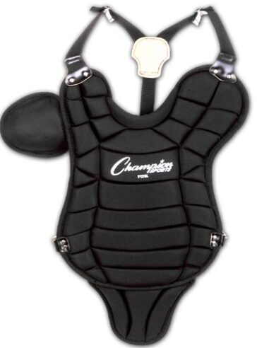 03641 Little League Chest Protector with Tail, Black