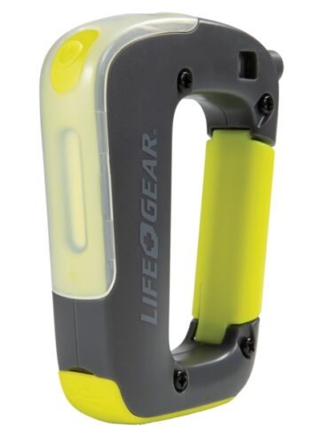 Life Gear 41-3932 250lm USB Rechargeable Clip Light Flashlight