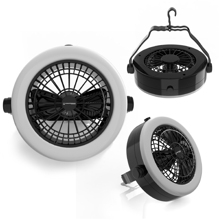 2 in 1 Camping Lantern with Ceiling Fan