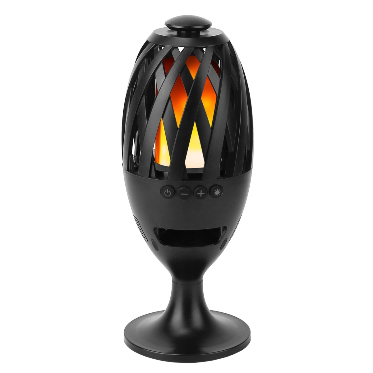 FFF-GPCT2279 Waterproof LED Flame Speakers - Stereo Bass, Wireless, Outdoor Light-Up, Atmosphere LED Flickers, Patio Stake