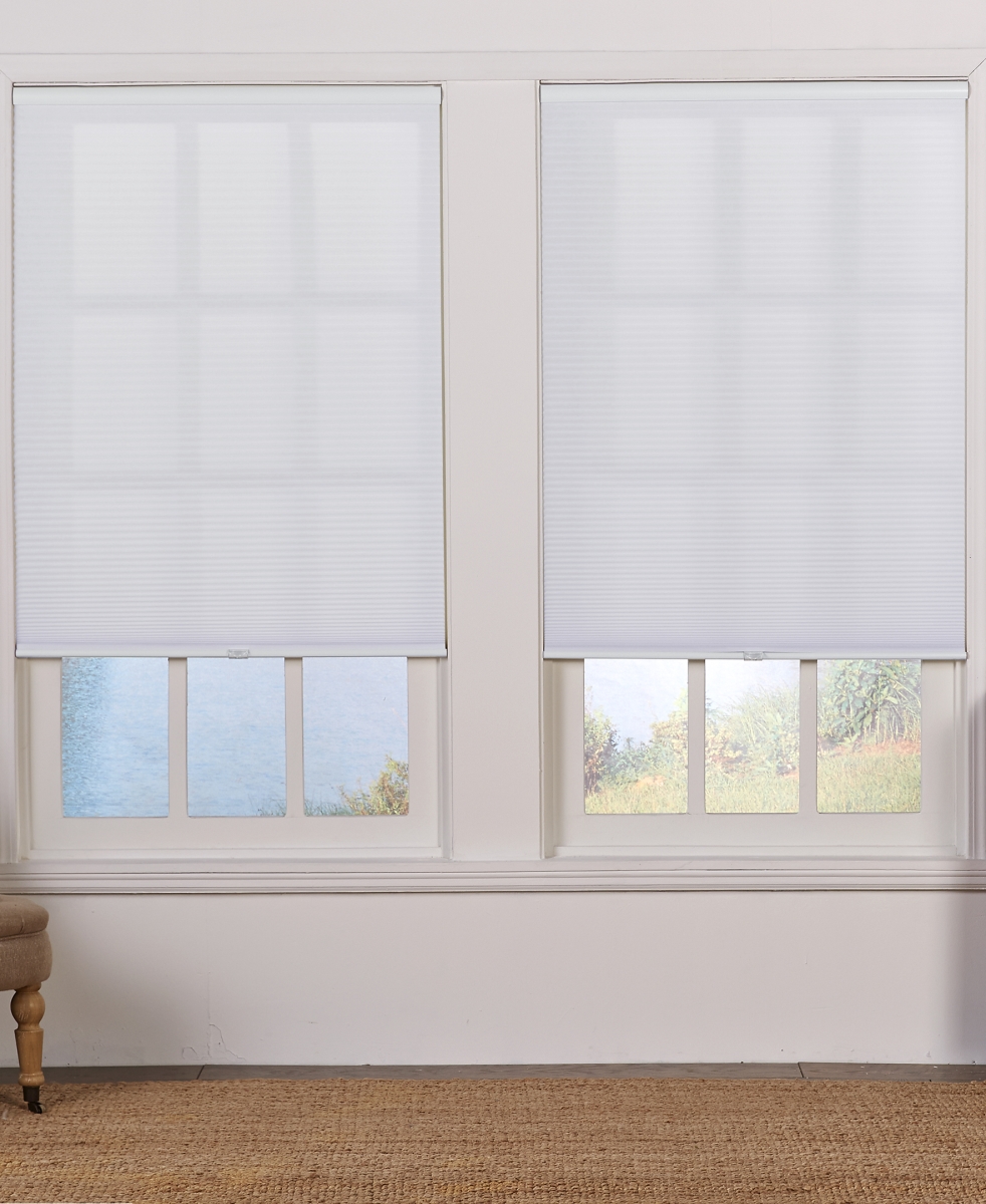 UBC52X64WT Cordless Light Filtering Cellular Shade, White - 52 x 64 in.