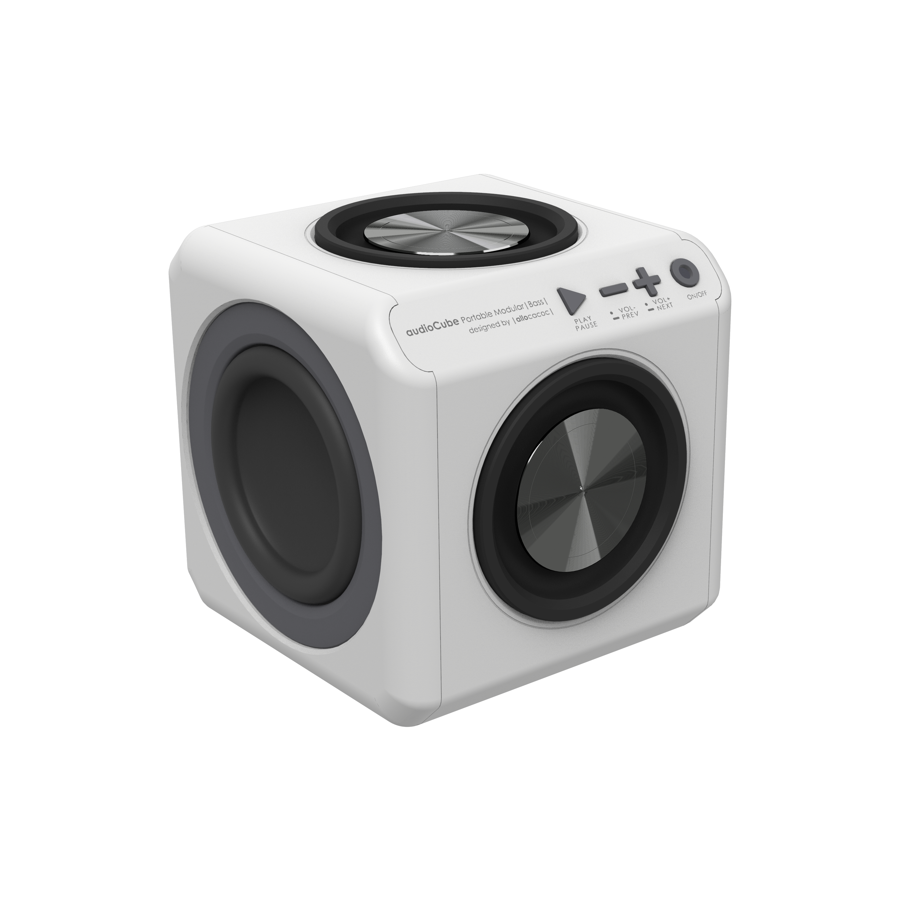audioCube Portable |Modular| in White