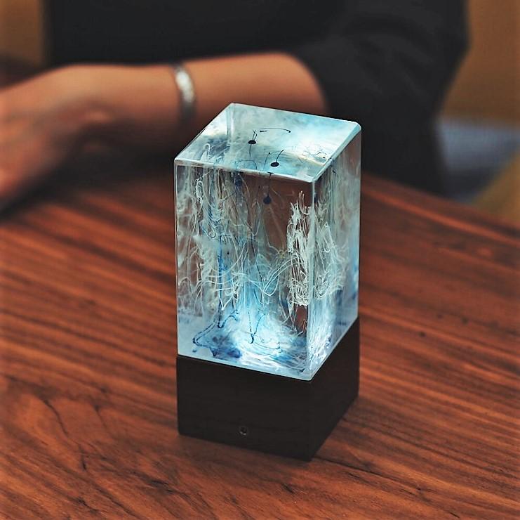 EP Designlab Cube Lamp - Ocean