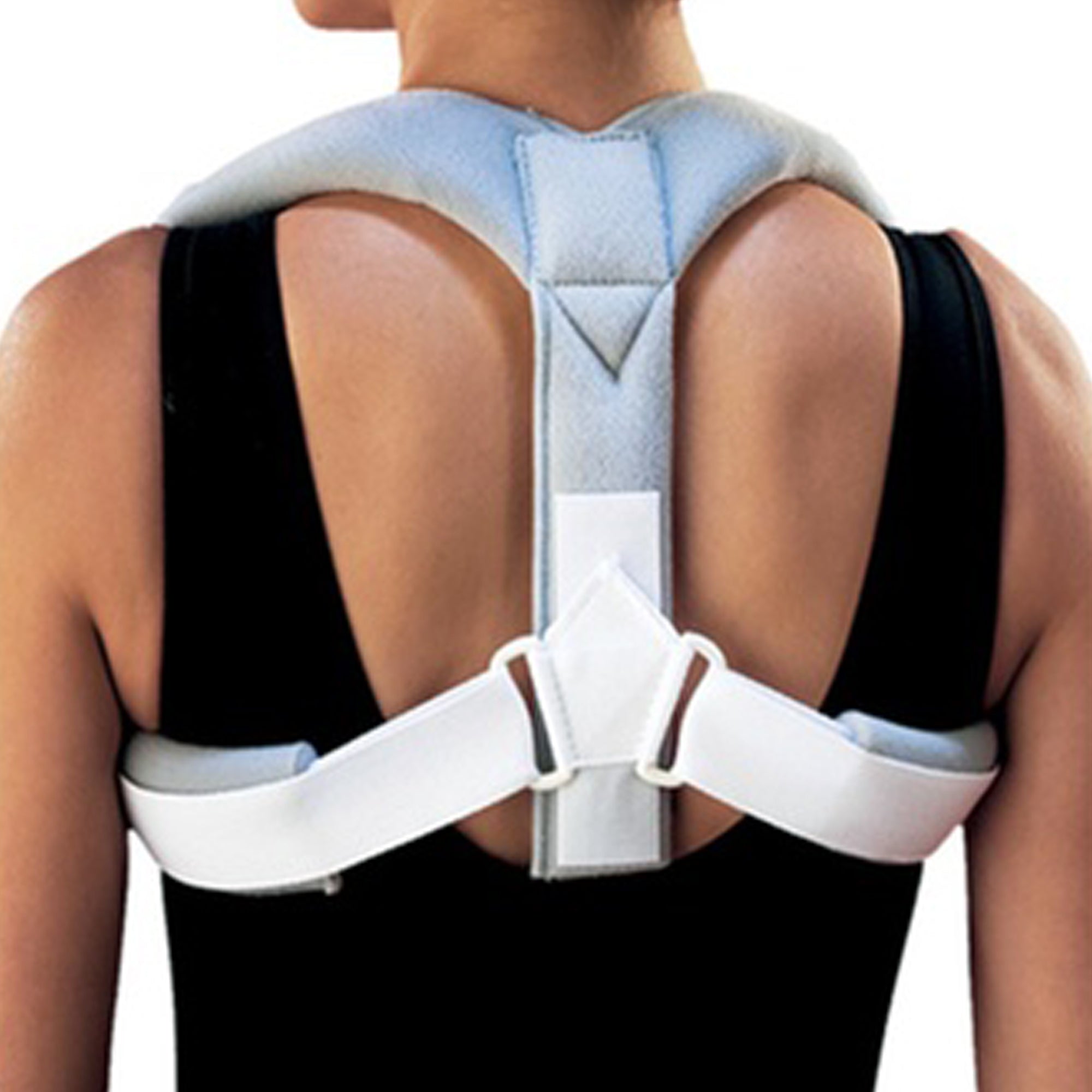 Teleshop Inc. Posture Assisting Figure 8 Clavicle Shoulder Adjustable Support Brace in Grey