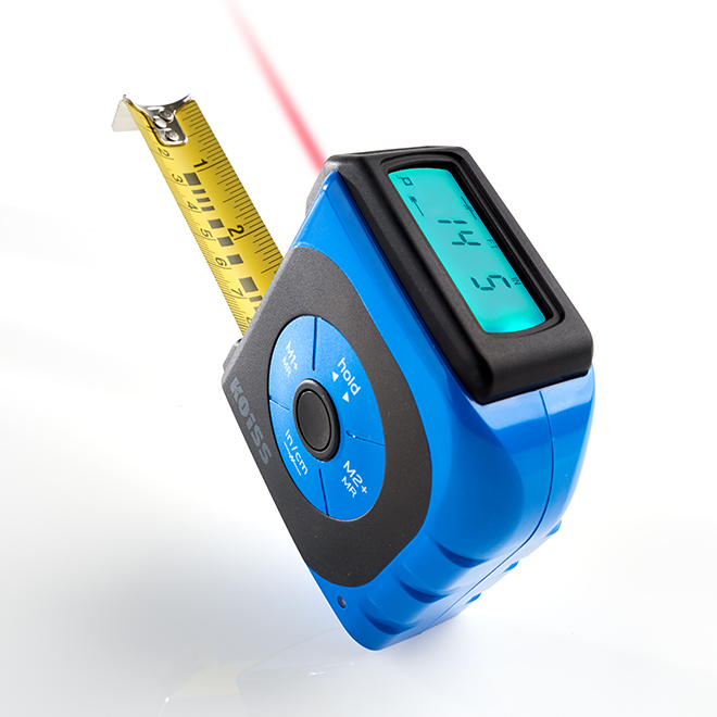 2-in-1 Digital Laser Tape Measure by Sharper Image