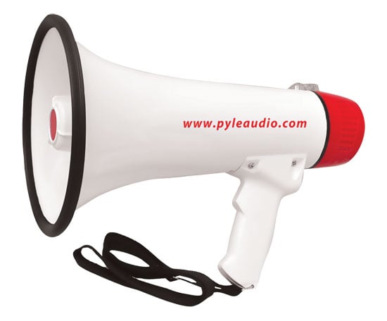 PMP48IR 40 Watt Professional Rechargeable Batteries Megaphone-Bullhorn with Handheld Mic -Siren and Aux In For Ipod-MP3 Devices