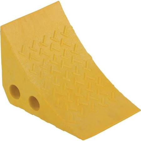 PWC-Y Recycled Yellow Plastic Wheel Chock