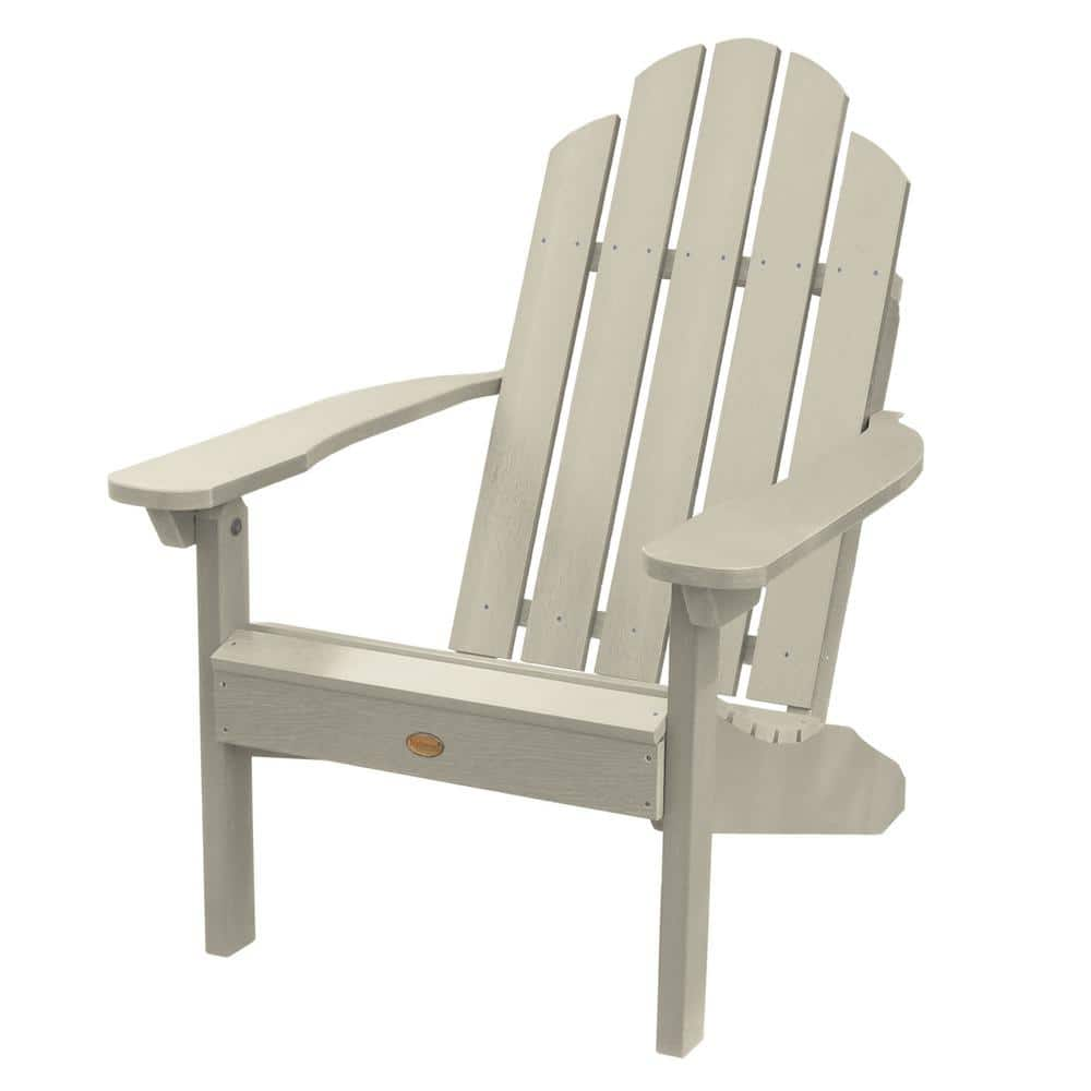 Classic Wesport Whitewash Recycled Plastic Adirondack Chair