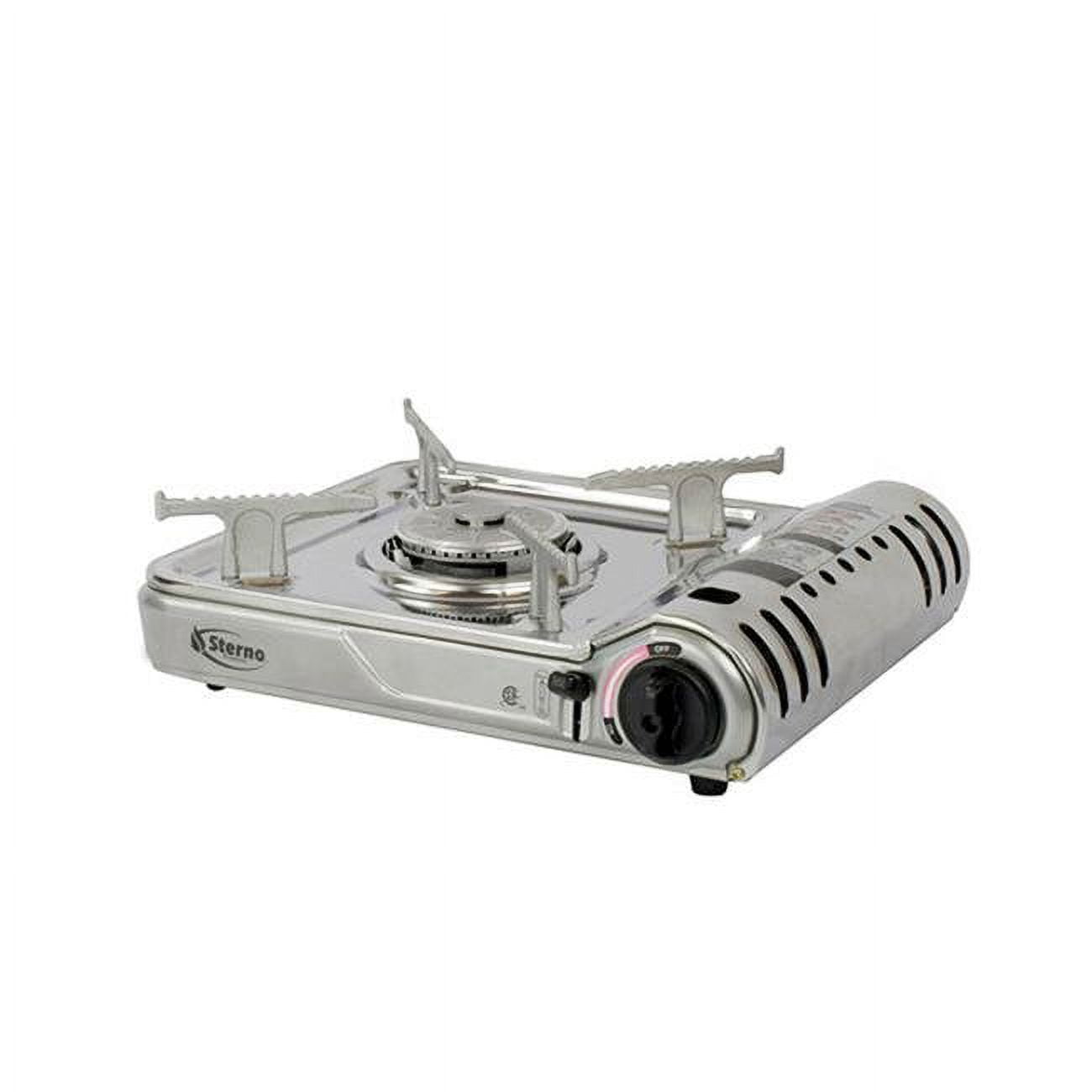 8013537 3.63 x 10.5 x 12.75 in. Butane Stove, Silver