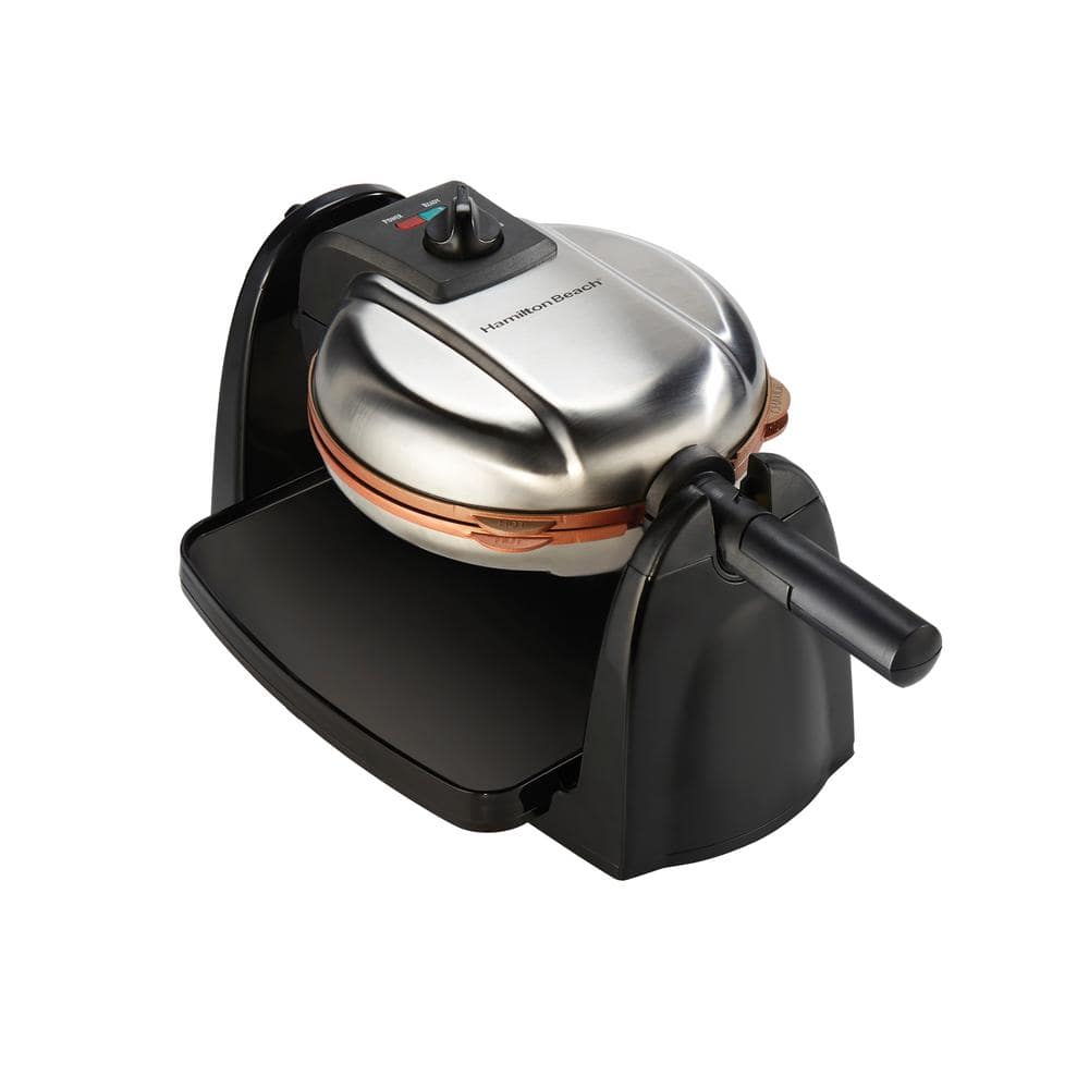 Durathon 800 W Single Waffle Stainless Steel Belgian Waffle Maker