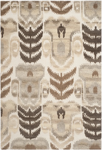 KNY815A-8 8 x 10 ft. Large Rectangle Transitional Kenya Natural Hand Tufted Rug