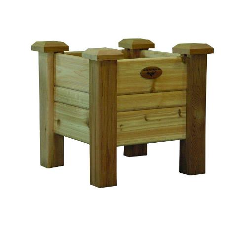 PB 18-18 Unfinished Red Cedar Planter Box 18 x 18 x 19 in.