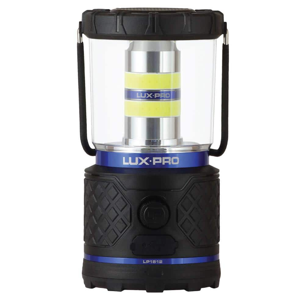 Rechargeable Dual Power 360° Rugged LED Lantern with Power Bank and TackGrip