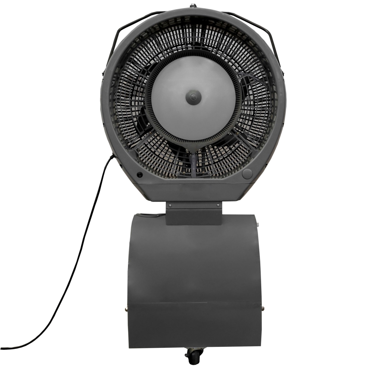 040401 18 gal Hurricane Reservoir Misting Fan, Gray - Cools up to 1500 sq ft.