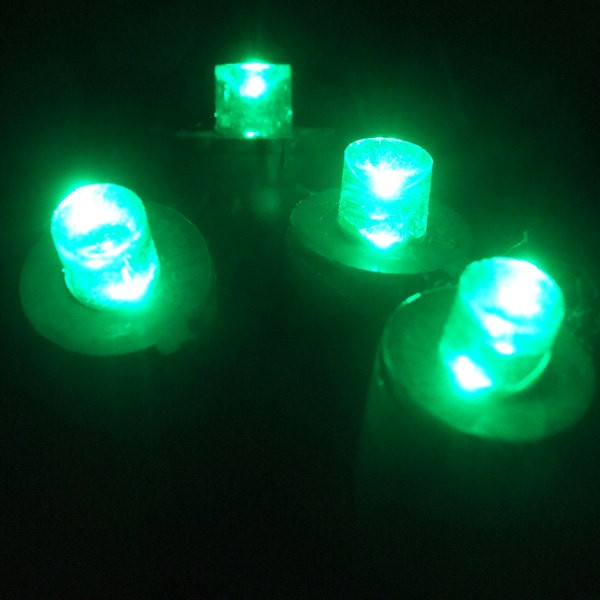 Kellogg Plastics 45314 0.25 in. Holiday & Christmas Indoor & Outdoor LED- Green