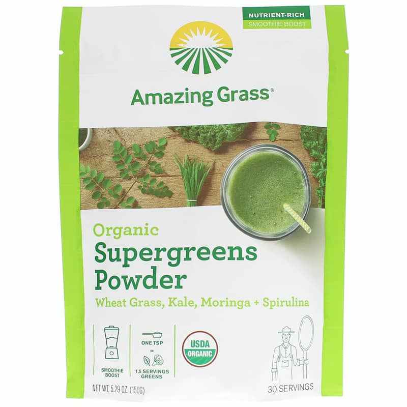Amazing Grass Organic Supergreens Powder 30 Servings