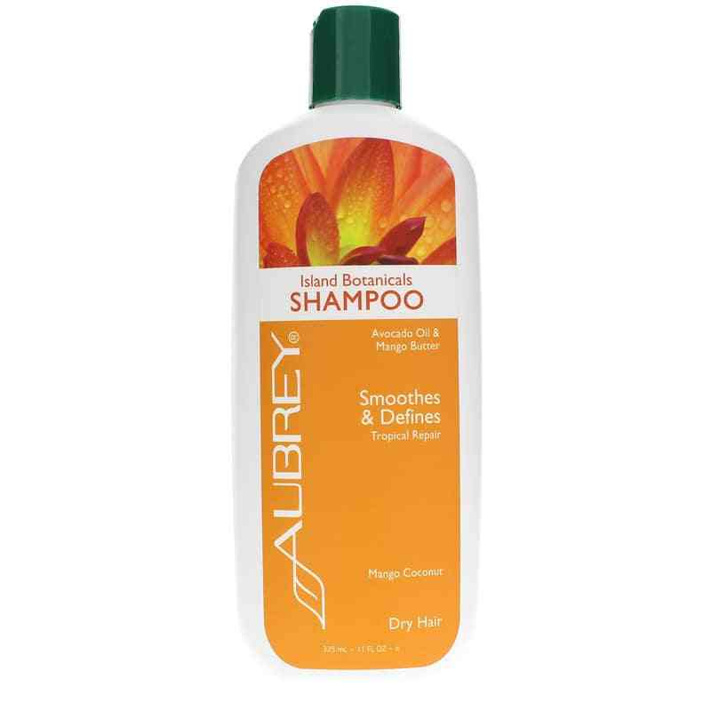 Aubrey Organics Island Botanicals Shampoo for Dry Hair 11 Oz