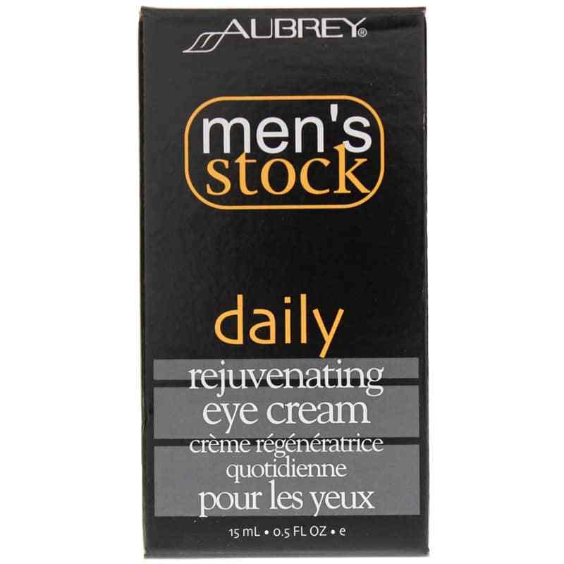 Aubrey Organics Men's Stock Daily Rejuvenating Eye Cream.5 Oz