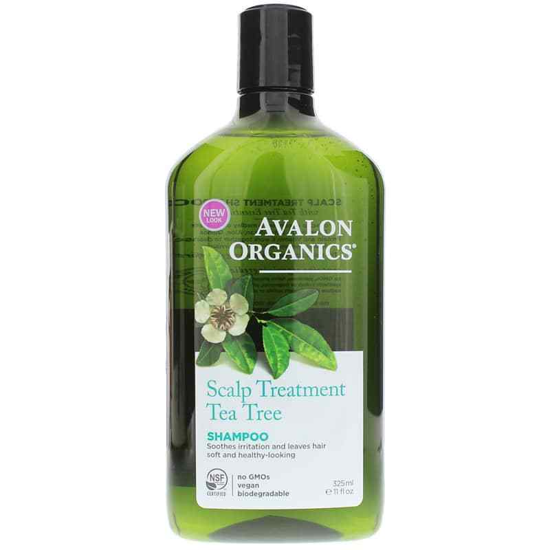 Avalon Organics Scalp Treatment Tea Tree Shampoo 11 Oz