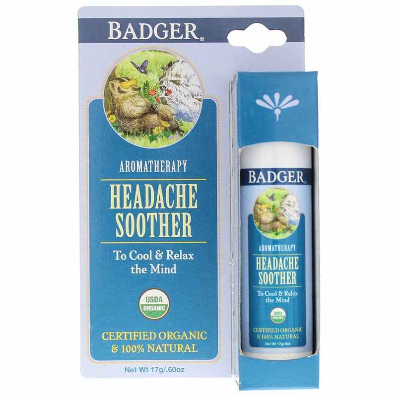 Badger Headache Soother Balm Stick.6 Oz