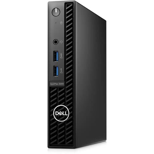 Dell OptiPlex 3000 84WKN Desktop Computer - Black - 12th Gen Intel Core i5-12500T - 2.00 GHz - 16GB DDR4 - 256GB NVMe Solid State Drive - Windows 10 P