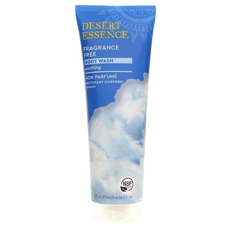 Desert Essence Body Wash Fragrance Free 8 Oz