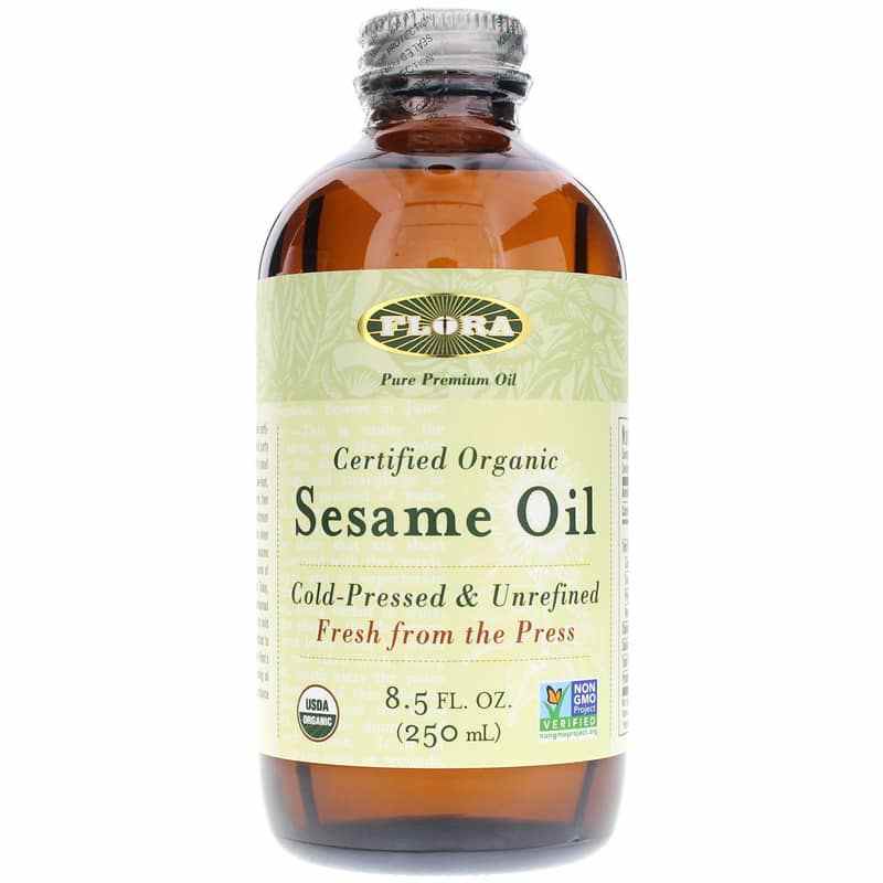 Flora Certified Organic Sesame Oil 8.5 Oz