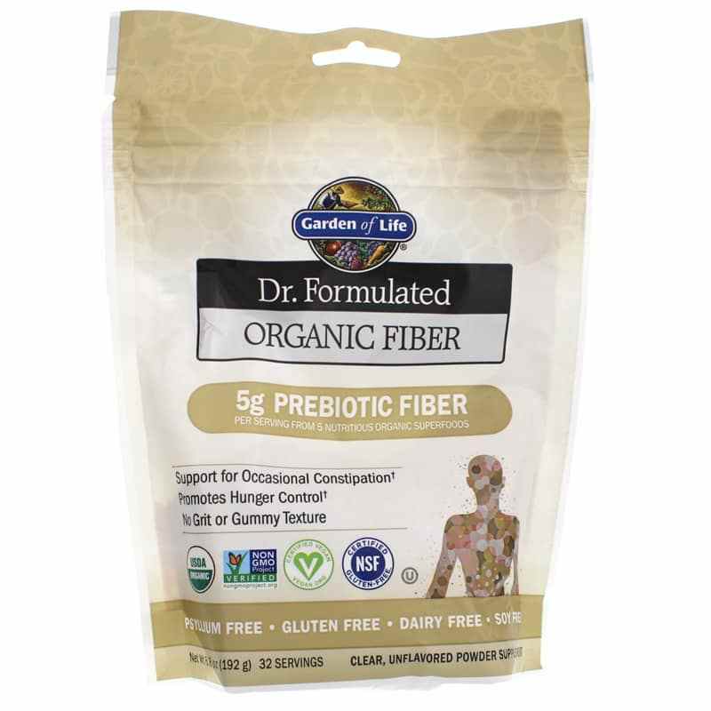 Garden of Life Dr. Formulated Organic Fiber Unflavored 6.8 Oz