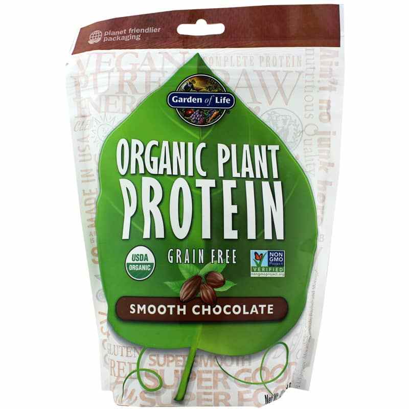 Garden of Life Organic Plant Protein Smooth Chocolate 9.7 Oz