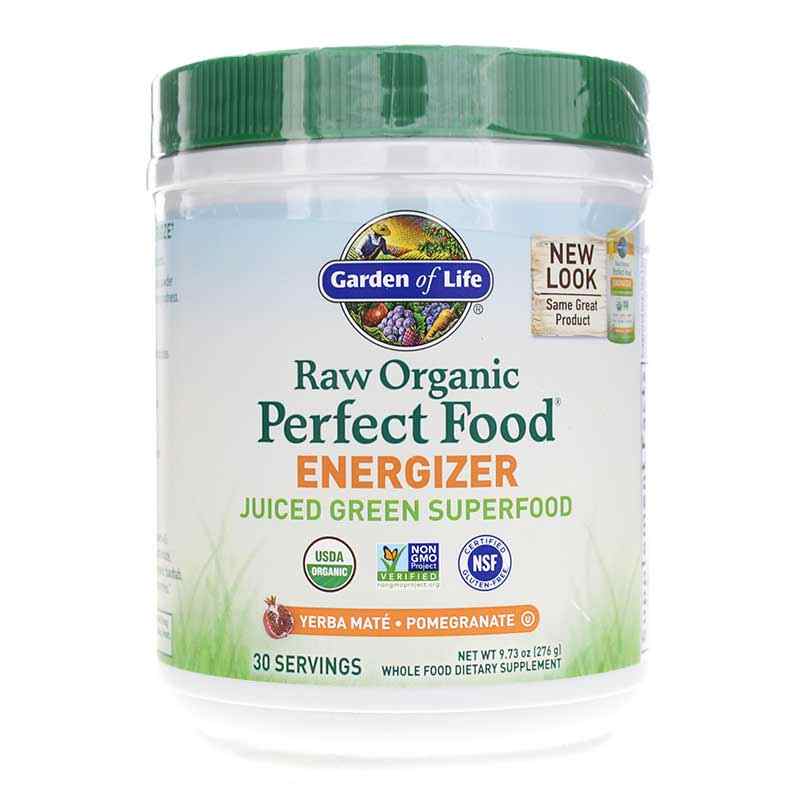 Garden of Life Raw Organic Perfect Food Energizer Green Powder 9.73 Oz