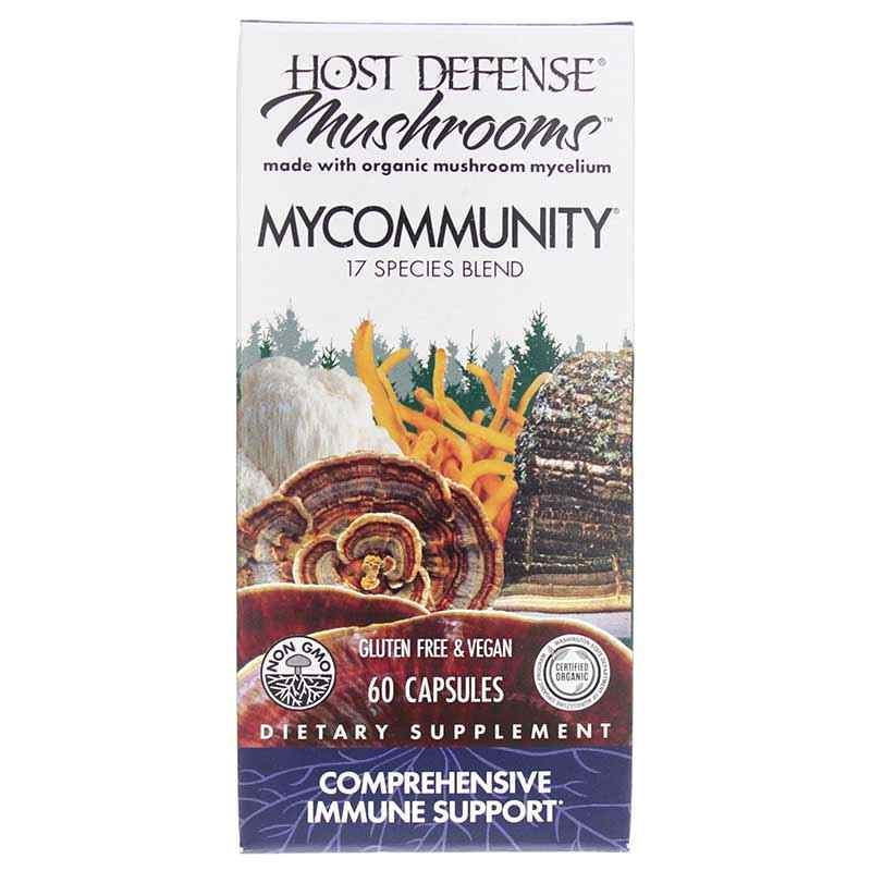 Host Defense MyCommunity Immune Support 60 Veg Capsules