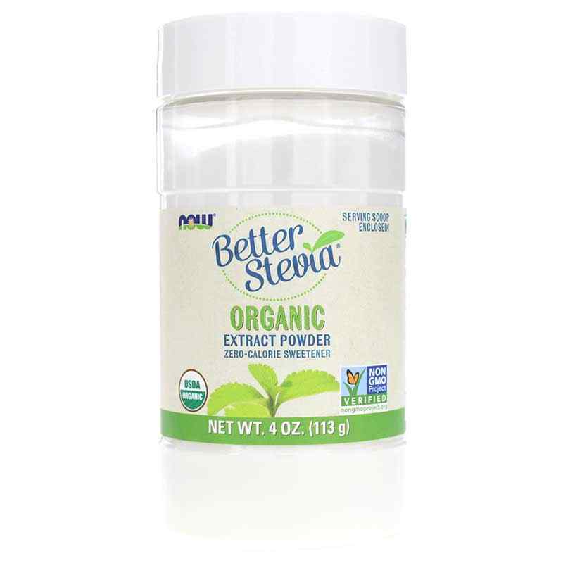 NOW Foods Better Stevia Organic Extract Powder 4 Oz