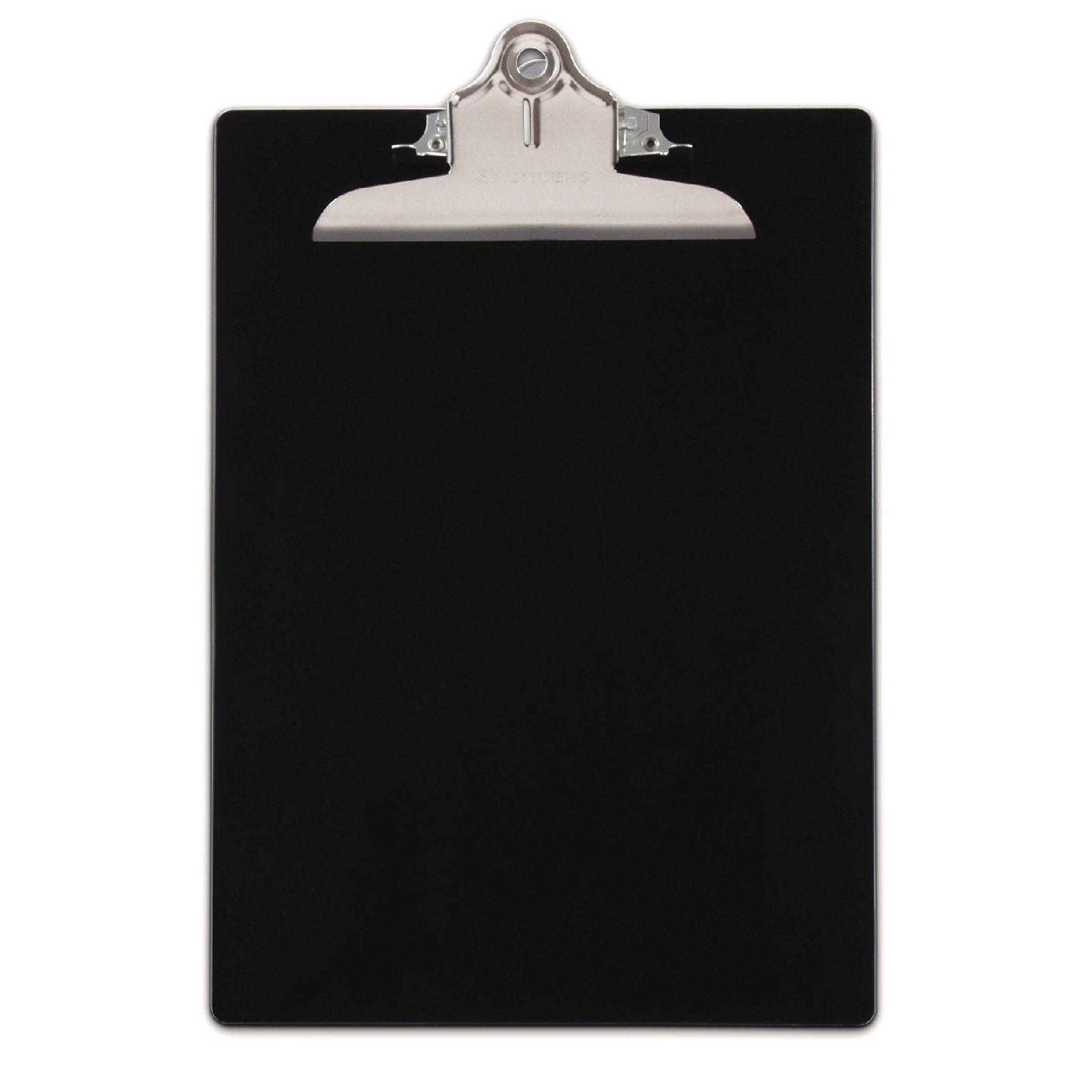 Saunders - Plastic Antimicrobial Clipboard, 1' Capacity, Holds 8-1/2'W x 12'H - Black