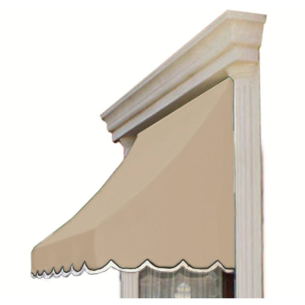 3.38 ft. Wide Nantucket Window/Entry Fixed Awning (44 in. H x 36 in. D) Linen