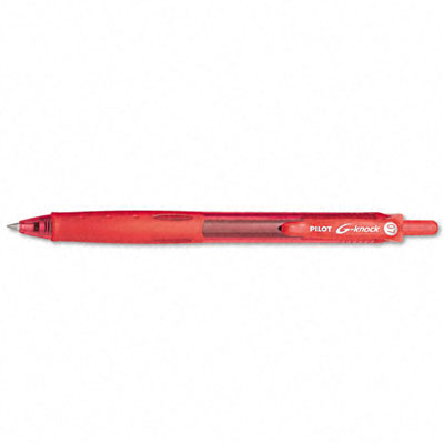 31508 G-Knock BeGreen Retr Roller Ball Pen TRS Brl Red Ink Micro 0.4 mm Pack of 12