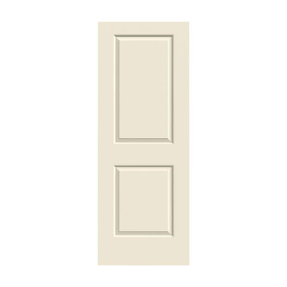 32 in. x 80 in. Carrara 2 Panel No Bore Solid Core Primed Molded Composite Interior Door Slab