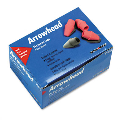 73015 Arrowhead Eraser Caps 144 Per Box