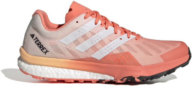 Adidas Terrex Speed Ultra Trail Running Shoes - Women's Coral Fusion/Crystal White/Core Black 7 US