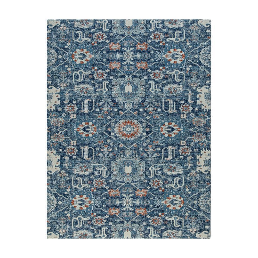 Alta Multi-Colored 54 in. x 40 in. Polyester Chair Mat