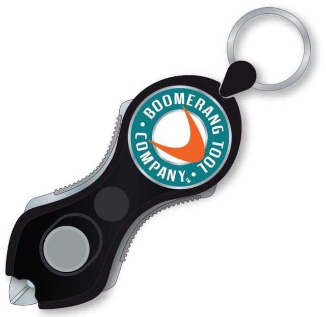 Boomerang Tool SNIP Fishing Line Cutter w/LED Light Black